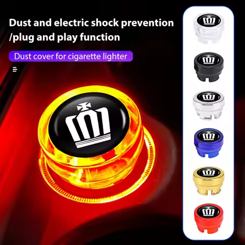 Car Cigarette Lighter Decoration Cover Plug DustProof Cap For Toyota Sienna 4Runner Verso Fortuner V