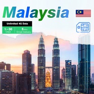 Malaysia esim card Unlimited 4G Date 1-15days Daily 500MB/1GB/3GB Instant Email Delivey Malaysia sim