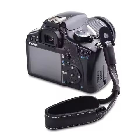 Camera Leather Hand Grip Metal Ring Wrist Strap For Sony Alpha DSLR a6500 a6300 a5100 a5000 A7R2 A7R