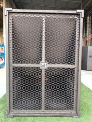 ตู้ซับเบส BV 15 นิ้ว ไม้ปาติเกิ้ล(ตู้เปล่า)  พ่นสีระเบิด งานตัดด้วยเครื่อง CNC