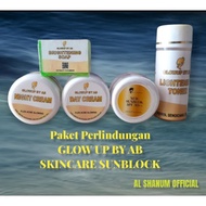 Paket Perlindungan Basic Glow Up By Ab Skincare Dan Sunblock