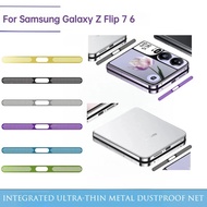 4PCS Metal Dustproof Net For Samsung Galaxy Z Flip7 2025 ZFlip 7 FLIP6 5G Earpiece Speaker Hole Anti