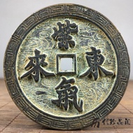 9.4 Thickened Green Embroidered Carved Mother Money Purple Qi Donglai Back Shepherd Boy Riding Bull 