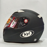 HELM KYT C4 TECH SOLID BLACK DOF HELM FULL FACE