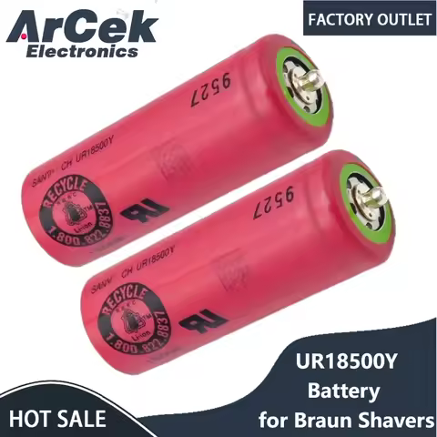New UR18500Y Replacement Battery for Braun Shavers 3018765 6703925 703-0925 81377206 720 730 730cc 7
