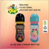DIDI MILK BOTTLE 12 OZ NANA MILK BOTTLE 12OZ