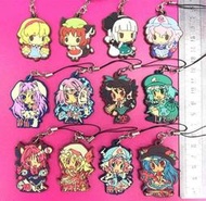 東方PROJECT 八雲紫 橙 琪露諾幽幽子 愛麗絲 魂魄妖夢 橡膠掛件