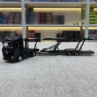 [Brand New Ready Stock] UM Micro Shadow 1: 64 Mercedes-Benz Double-decker Car Transport Mercedes-Ben