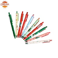 Dream 10Pcs Christmas Gel Inks Pen 0 5mm Tip Cartoon Retractable Gel Pen Quick Drying for Daily Writ