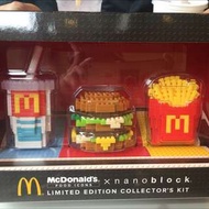 Mcdonalds*nanoblock 聯名款的麥當勞小積木