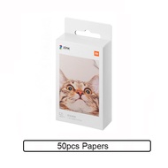 50sheets Xiaomi nguyên bản Túi giấy in ZINK tự dính in ảnh Sheets đối với Xiaomi 3-inch túi mini in
