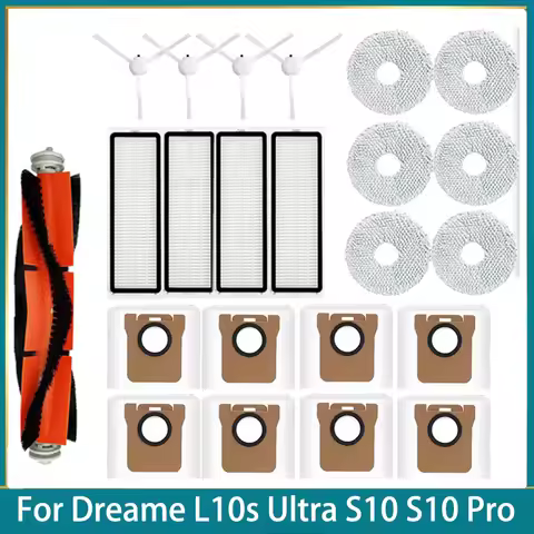 For Dreame L10s Ultra S10 S10 Pro Mijia Omni 1S B101CN B116 Robot Vacuum Spare Parts Main Side Brush