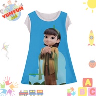 Ejen Alicia Girls Dress v1 Women's Tunic Animated Film Cartoon Character Ejen Ali Ejen Alicia 3D Pri