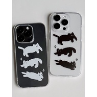 HP Three cute cats soft Case Xiaomi 14 12T 13T pro 11 12 Lite Redmi poco X8 Pro Max C81 C85 F7 A7 C8