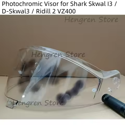 Photochromic Visor for Shark Skwal I3 D-Skwal3 D Skwal 3 Ridill 2 VZ400 Lens Shield Glass Windshield