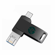 HP แฟลชไดร์ฟ USB3.0 512GB 1TB 2TB Type-C สำหรับ IPhone IPad/Lightning แท่ง Usb ความเร็วสูงไดร์ฟปากกา