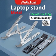Actual Desk Laptop Stand Aluminum Portable Foldable Accessory Adjustable Height Laptop Stand