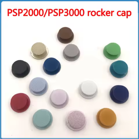 2Pcs For PSP2000 Rocker Cap For PSP2000/3000 E1000 Street Series 3D Analog Rocker Caps Button Game C