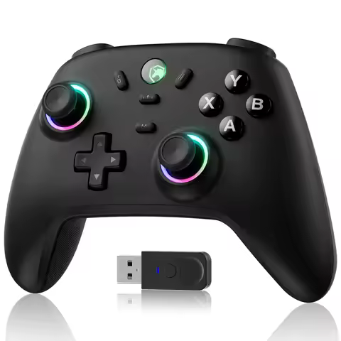 ECHTPower for PC/Switch2 Wireless Game Controller - Hall Effect Joystick 1000Hz