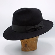 MEN'S HAT - FEDORA - FEDORA HAT TRILBY PEACOCK FEATHER - IMPORTED HAT