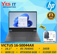 HP Victus 16-s0044AX 16.1" FHD 144Hz Gaming Laptop ( R5 7640HS 16GB 512GB SSD RTX3050 6GB W11+ OPI)