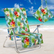 Direct Supply Set Package Minimum Order Flower Style with Cover Beach Chair Recliner Leaf Beach Towe