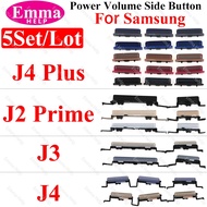 5pcs Volume Power Button Side Key For Samsung J2 Prime J3 J4 Plus J5 Power Volume On Off Up Down Hou