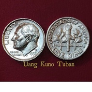 Koin Asing One / 1 Dime USA
