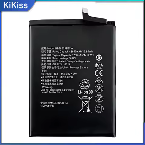 3750Mah HB386589ECW Battery For Huawei P10 PLUS For Honor 8X/JSN-AL00/JSN-LX1/JSN-LX2/JSN-L21/JSN-L2