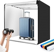 Photo Studio Light Box Photography 32"x32" with 210 LEDs and 4 Colors Backdrops for Product Photogra