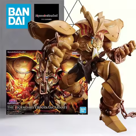 Bandai FRS Amplified Yu-Gi-Oh! 5in1 Set Obelisk Slifer Ra Exodia Black Luster Soldier Plastic Assemb