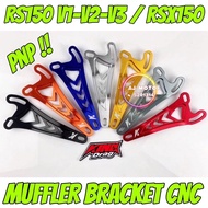 HONDA RS150 V1 V2 V3 RSX150 EXHAUST BRACKET ALLOY CNC KINGDRAG KING DRAG RS RS150R RSX MUFFLER SCREW