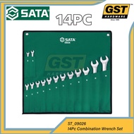 Sata  09026 Metric Combination Wrench Set 14pcs