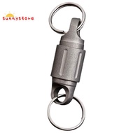 360-Degree Rotating Keychain 360 Degree Rotation Keychain Titanium Alloy Key Ring