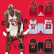 Chicago Bulls All Season Basketball Kit - Basketball Outfit Set Made of Soft, 4-Way cotton Fabric