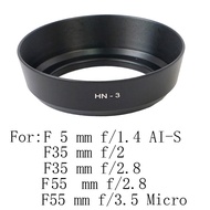 HN-3 Metal Lens Hood For Nikon 35/2D 35/1.8G 501.8 501.4 52mm Lens