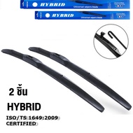 Hybrid (2ชิ้น) ใบปัดน้ำฝน Mitsubishi Pajero, Triton กระบะ Cyclone L200, Strada UV Resistant Aerodynamic Design (ตัวเลือกด้านใน) Wiper Blade Carspeed