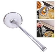 Oil Frying Clamp Filter Stainless Steel Spoon Vegetables Fried Strainer Tools Food Gadgets D0e5