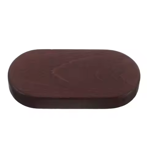 Wood Display Base Adhesive Pedestal Stand Dashboard 5.4x2.7 Car Interior Decorative Display Wood Tra