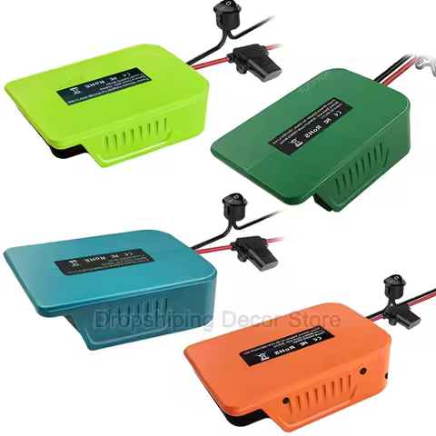 For Makita/Ryobi/Black&Decker/Hitachi/Hikoki 36V 40V Li-ion Battery Power Wheel Adapter Battery Powe