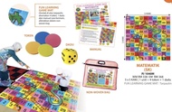 FUN LEARNING GAME MAT MATERIAL TARPAULIN FREE TOKEN DADU MANUAL [READY STOCK]