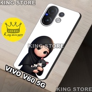 (KS24) Softcase rubber for VIVO V60 5G/ Motif image character/ Hijab/casing VIVO V60 5G latest/kesin