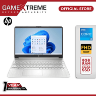 HP 15.6" FHD Laptop intel core i5-1135G7 8GB RAM/256GB SSD Win 11 Home - Silver