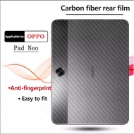 Back Carbon Fiber Film Protective Film For OPPO Pad Neo 11.4 2024 Air 2 Pad 11 Air 10.36 Pad 2 11.61inch Screen Protector Not Glass