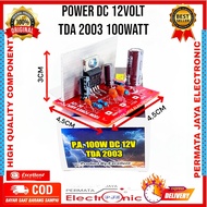 power amplifier tda 2003 mono 100watt dc 12v