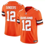 NFL Rugby Jersey Cleveland Browns Cleveland Browns 12#SANDERS 10 #Judkins