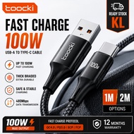 TOOCKI 100W Type C Fast Charging Cable | USB C Braided Cable