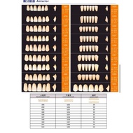Dental Caiyu Cayu Depan Atas Anterior Atas 1 box Gigi Palsu Anasir