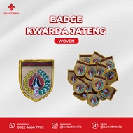 CENTRAL JAVA KWARDA BADGE WOVEN, CENTRAL JAVA KWARDA BADGE SIZE 7CM