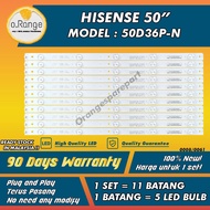 BACKLIGHT LAMP 50" 50D36P-N HISENSE 50 INCH LED TV 50D36P 50D36 Mlb10 "